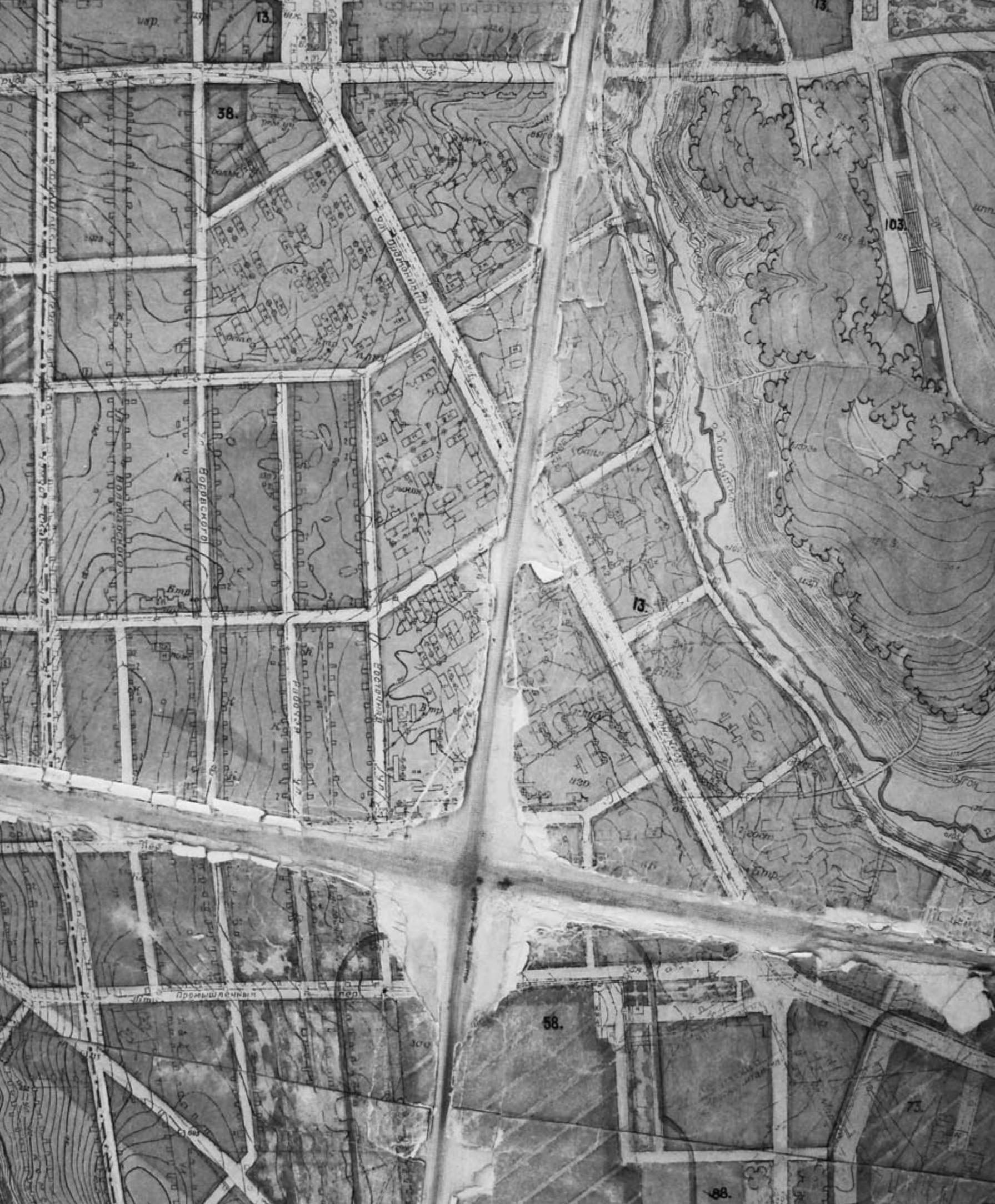 Генеральный план развития Ижевска. Фрагмент